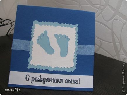 Hogyan tegyük egy kártyát egy újszülött saját kezűleg