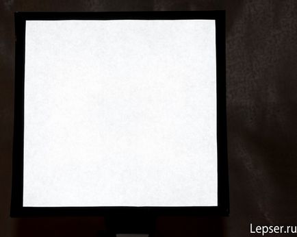 Hogyan készítsünk egy softbox vaku kezeddel, a blog a fényképezésről és microstock