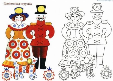 Mivel vak Dymkovo Játék (Toy) Milyen vak Dymkovo játék