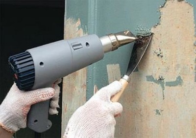 Eltávolítása a régi festéket a falról saját kezűleg