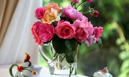 Hogyan tartsuk vágott rózsa vázában friss hosszabb