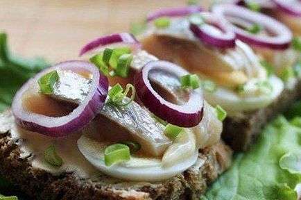 Hogyan lehet díszíteni szendvicsek zöldek, paradicsom, sajt, a blog az élelmiszer és a főzés receptek