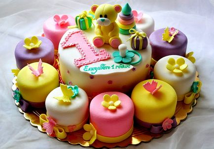 Hogyan díszíteni a tortát otthon egy gyermek születésnapját