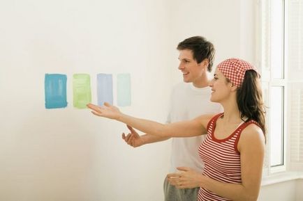 Hogyan válasszuk ki a festék színe a fal 10 fő árnyalatok