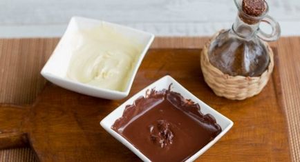 Eper, csokoládé recept fotókkal, díszítésére tippeket