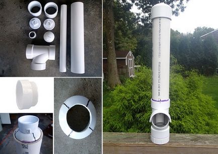 Adagolók csirkék a kezüket (feeder csirkék a kezüket, hogy a bunker automatikus házi barkács) Adagolók csirkék a kezüket