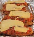 Csirke parmezán sajt, lépésről lépésre recept fotók