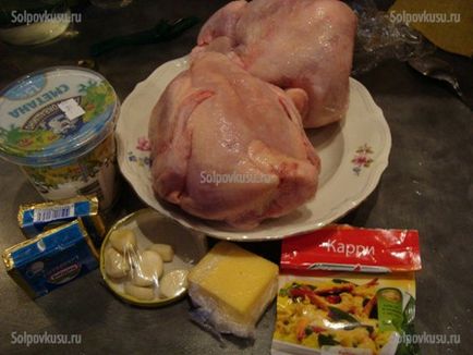 Csirke sajtmártással