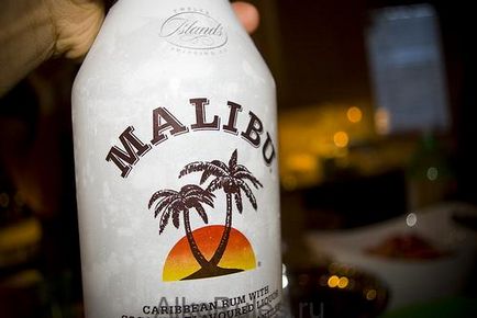 Likőr Malibu hogyan és mit iszik