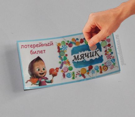 Sorsjegyek saját kezűleg (sorsolás) Sorsjegyek saját kezűleg