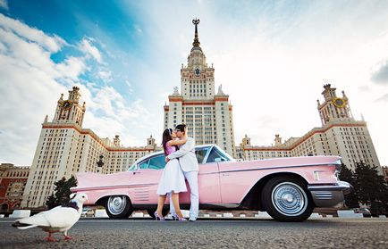 A legjobb hely az esküvői fotózást Moszkva - a terület stílus és a kreativitás