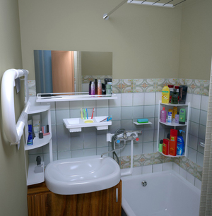 Kis fürdőszoba WC nélkül, meghatározása a stílus és a design, fotó sikeres változatok