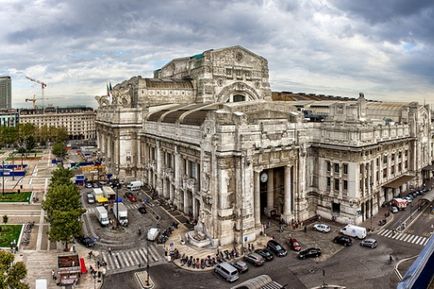 Milano Centrale pályaudvartól,