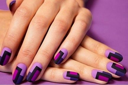 Nails zakó a kép, köröm design burkolat egy minta