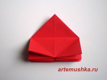 Origami papír rózsa cvoimi kezét rendszer orosz Kezdőknek