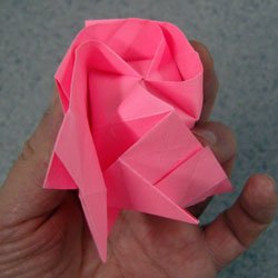 Origami Rose rendszer varázsló lépésről lépésre osztály és oktatóvideók (rózsa) Origami Rose rendszer varázsló lépésről lépésre osztály és oktatóvideók