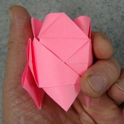 Origami Rose rendszer varázsló lépésről lépésre osztály és oktatóvideók