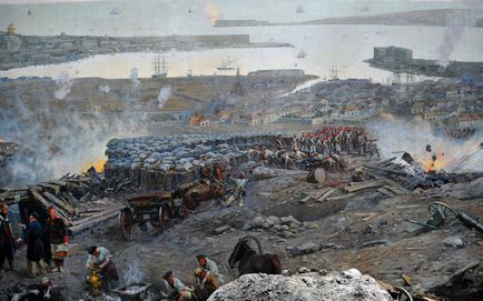 Panorama Szevasztopol ( „Védelmi Szevasztopol a 1854-1855) Panorama Szevasztopol
