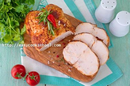 Pastorma csirkemellet a sütőben egy lépésről lépésre recept egyszerű receptek