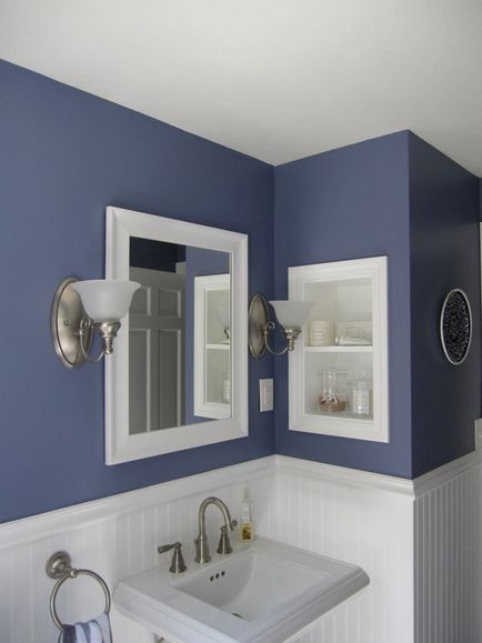 Festés fürdőszoba falai 5 ajánlásokat a választott festék és a munkavégzés