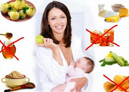 Diet szoptató anya engedélyezett és tiltott ételek