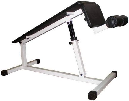 Roman szék gyakorlat futópad, nyomja up, hyperextension (sajtó) Roman szék gyakorlat futópad, nyomja up, hyperextension