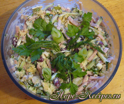 Bab saláta és az uborka „receptek remények