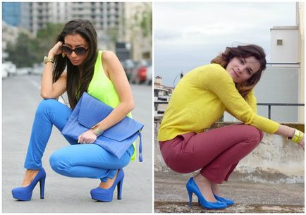 Mi lehet viselni kék cipő lány (50 fotó)