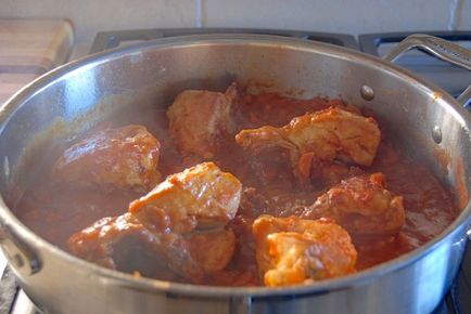 Gomba csirke recept fényképpel (serpenyőben növényi olaj) Gomba csirke recept egy fotó