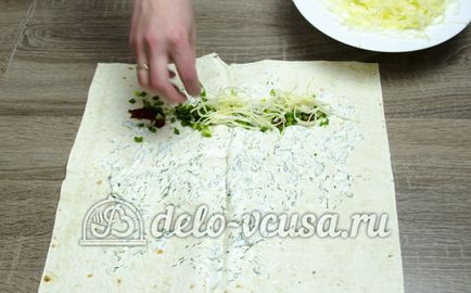 Shawarma otthon recept egy fotó