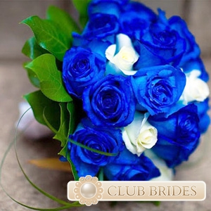 Blue virágcsokor menyasszonya fotó
