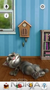 Download Talking Tom Cat 2 hangfunkciókkal, szórakoztató szoftverek Nokia