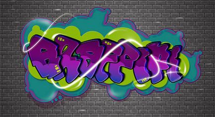 Készítsen Graffiti Szöveg Photoshop (Új réteg létrehozása) Készítsen Graffiti Szöveg Photoshop