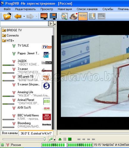 Műholdas TV Fehéroroszország és Magyarország - ProgDVB programban (Beállítás) Műholdas TV Fehéroroszország és Magyarország - beállítás ProgDVB programot