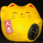 Szobrocska macska Maneki