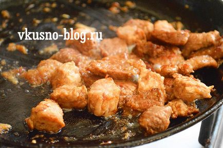 Burgonya leves, hús recept