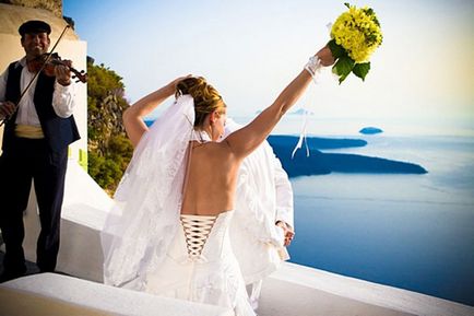 Esküvő a görög stílusban fotók és ötletek esküvői forgatókönyv