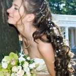 Esküvői frizura hajával természetesen szép, divatos