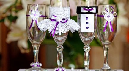 Esküvői dekoráció ötletek a kezüket design a terem kialakítása, valamint meghívók (40 fotó)