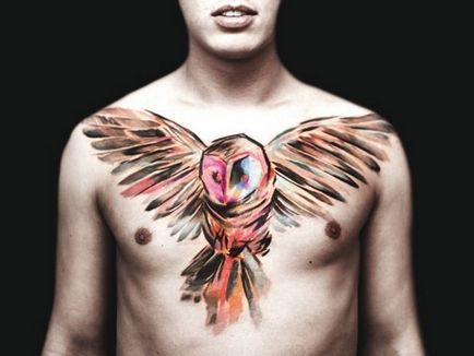 Bagoly tetoválás - azaz tetoválás vázlatok és fényképek