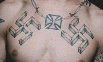 Tattoo kereszt szabadságvesztés érték nyelvén bűnügyi tetoválás