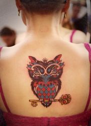 bagoly tetoválás