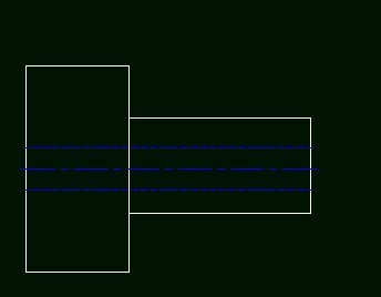 AutoCAD Lessons (fehér lap szaggatott téglalap) tanulságok AutoCAD