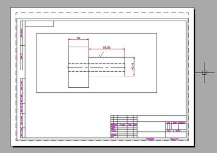 AutoCAD Lessons (fehér lap szaggatott téglalap) tanulságok AutoCAD