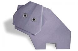 Lessons rajzok Origami papír állatok