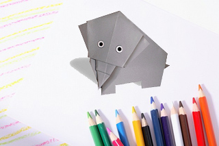 Lessons rajzok Origami papír állatok