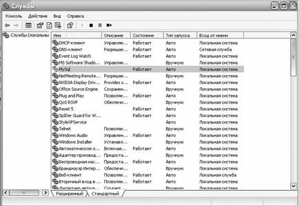 Telepítése és konfigurálása a mysql szerver (MySQL) Telepítése és konfigurálása a mysql szerver