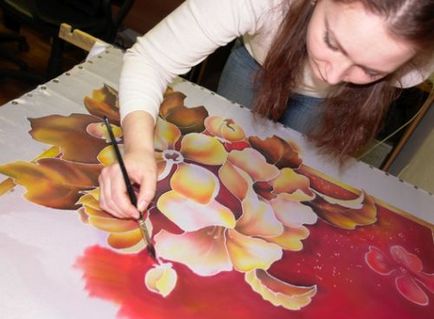 Típusai batikolt és titkok art nyomtatás szövet kezdőknek (alkalmazás) Típusai batik és a titkokat a művészet rajz ruha kezdőknek