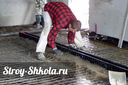 Ömlött a betonon a garázsban - az utasítást, hogy megtudja! (Garázs) Ömlött a betonon a garázsban - az utasítást, hogy megtudja!