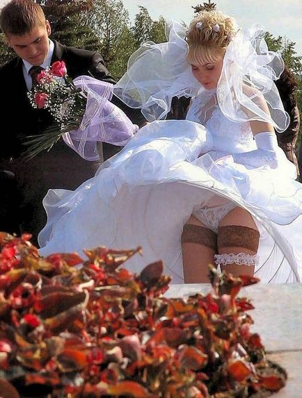 Zasvety menyasszony esküvőkön (44 fotó) (erotikus) - nevsedoma - az élet tele van szórakoztató